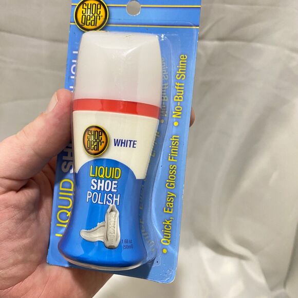 Shoe Gear Liquid Shoe Polish White Gloss Finish 1.68 Oz 2018 - Picture 6 of 6